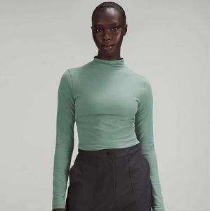Lululemon All Aligned Mock Neck Long Sleeve Shirt